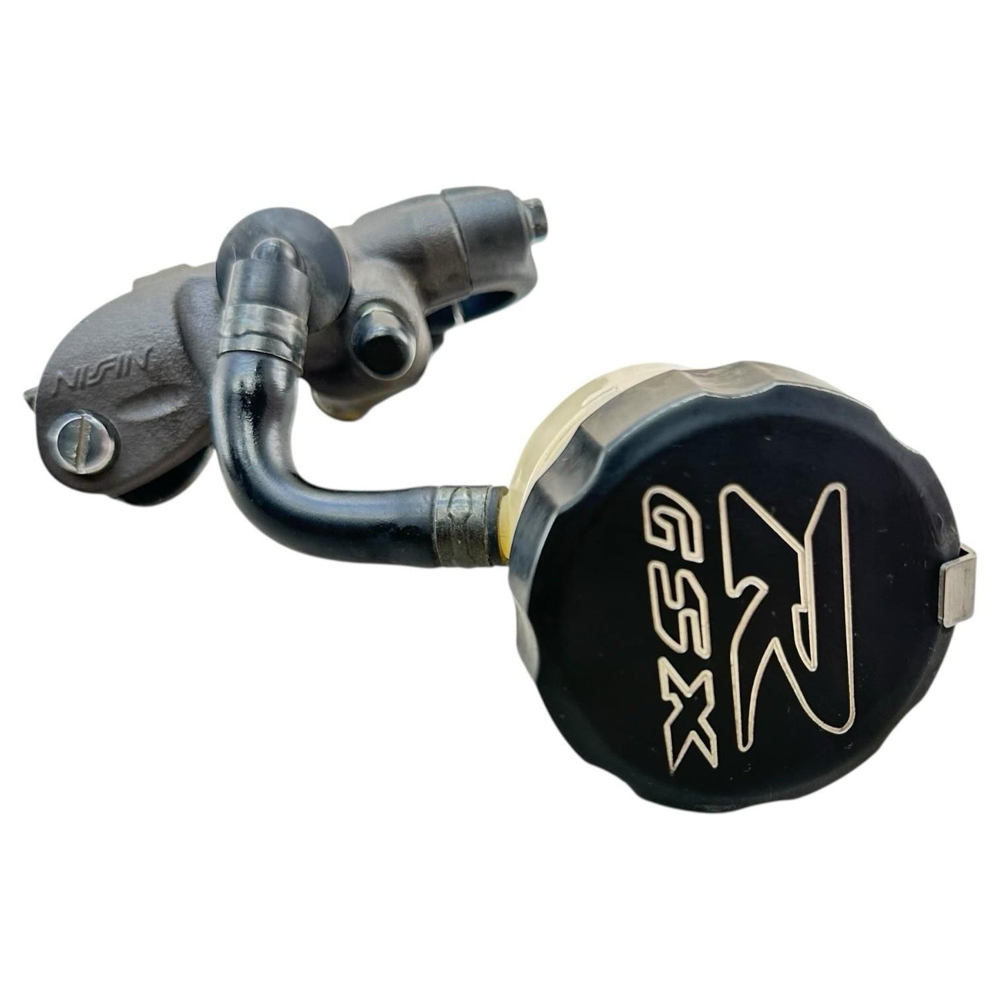 2007 2008 SUZUKI GSXR 1000 FRONT BRAKE MASTER CYLINDER RESERVOIR PERCH MOUNT