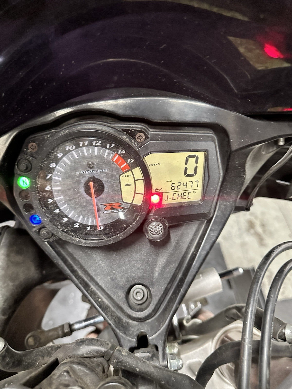 2007 2008 SUZUKI GSXR 1000 SPEEDOMETER DASH GAUGES DISPLAY CLUSTER SPEEDO TACH