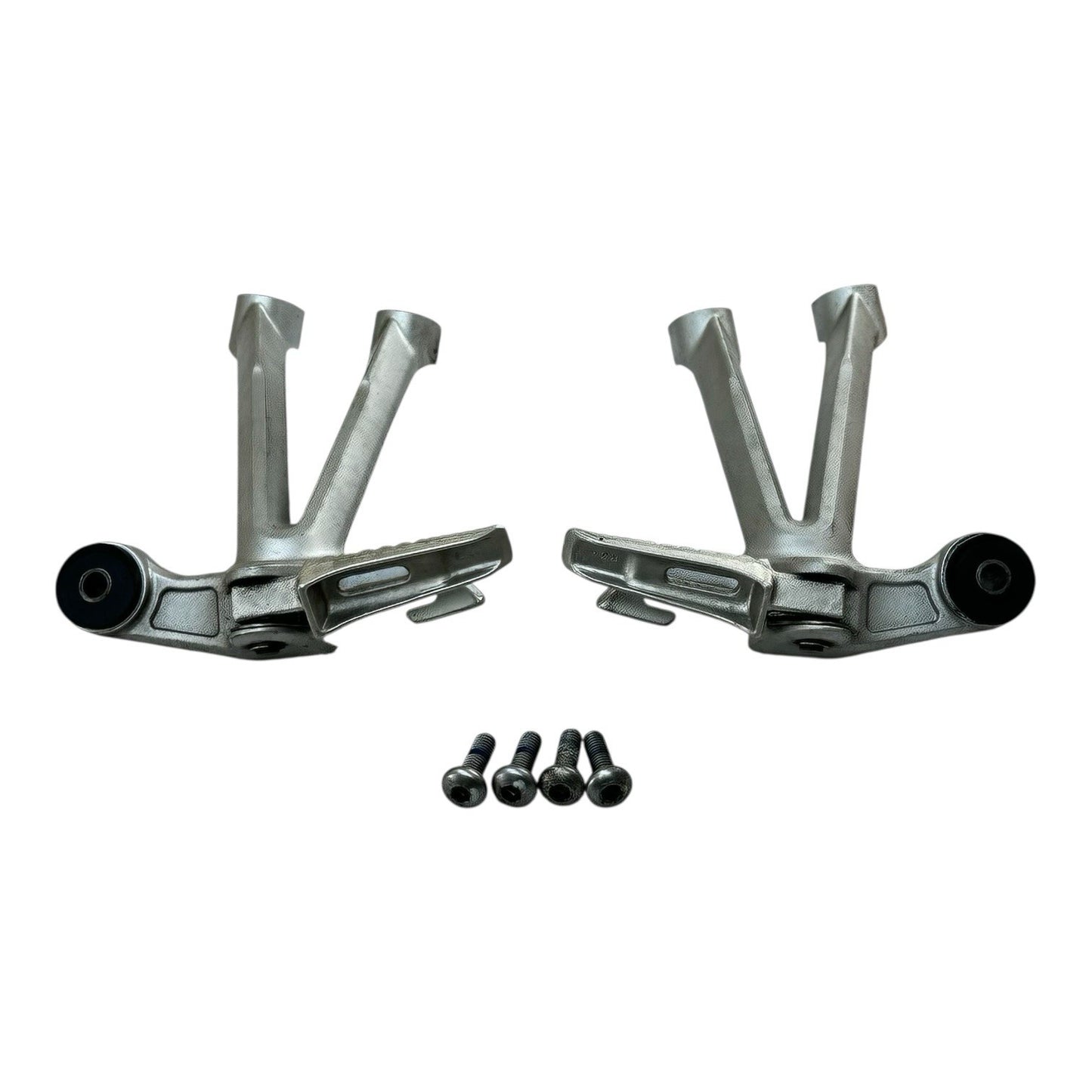 2007 2008 SUZUKI GSXR 1000 REAR PASSENGER PEGS BACK FOOT REST SET PAIR STOCK OEM