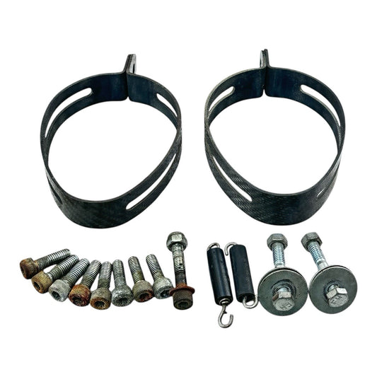2007 2008 SUZUKI GSXR 1000 EXHAUST HEADER BOLTS MOUNTING MANIFOLD HARDWARE CLAMP