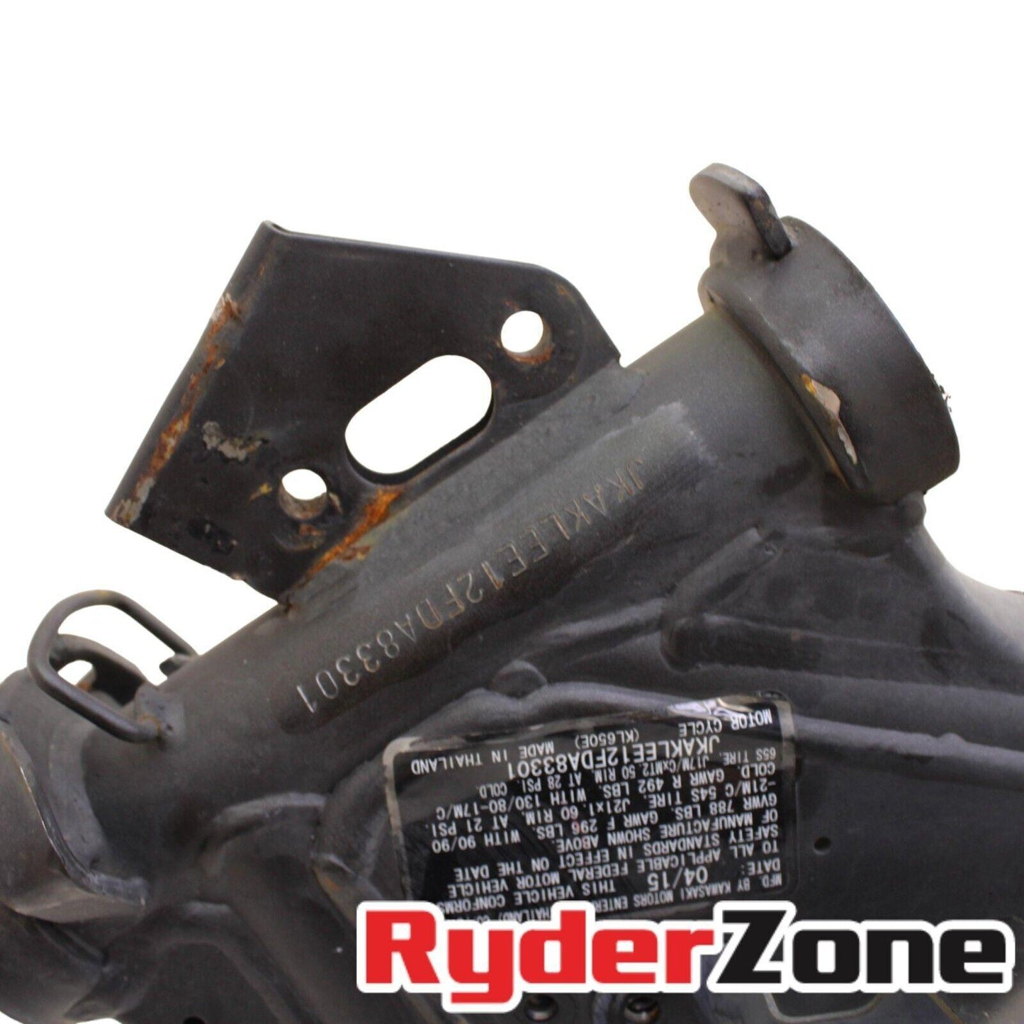 2008 - 2018 KAWASAKI KLR650 FRAME MAIN CHASSIS BLACK STRAIGHT STOCK