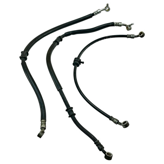 2007 2008 SUZUKI GSXR 1000 BRAKE CALIPER LINES FRONT REAR HOSES LINES SET STOCK