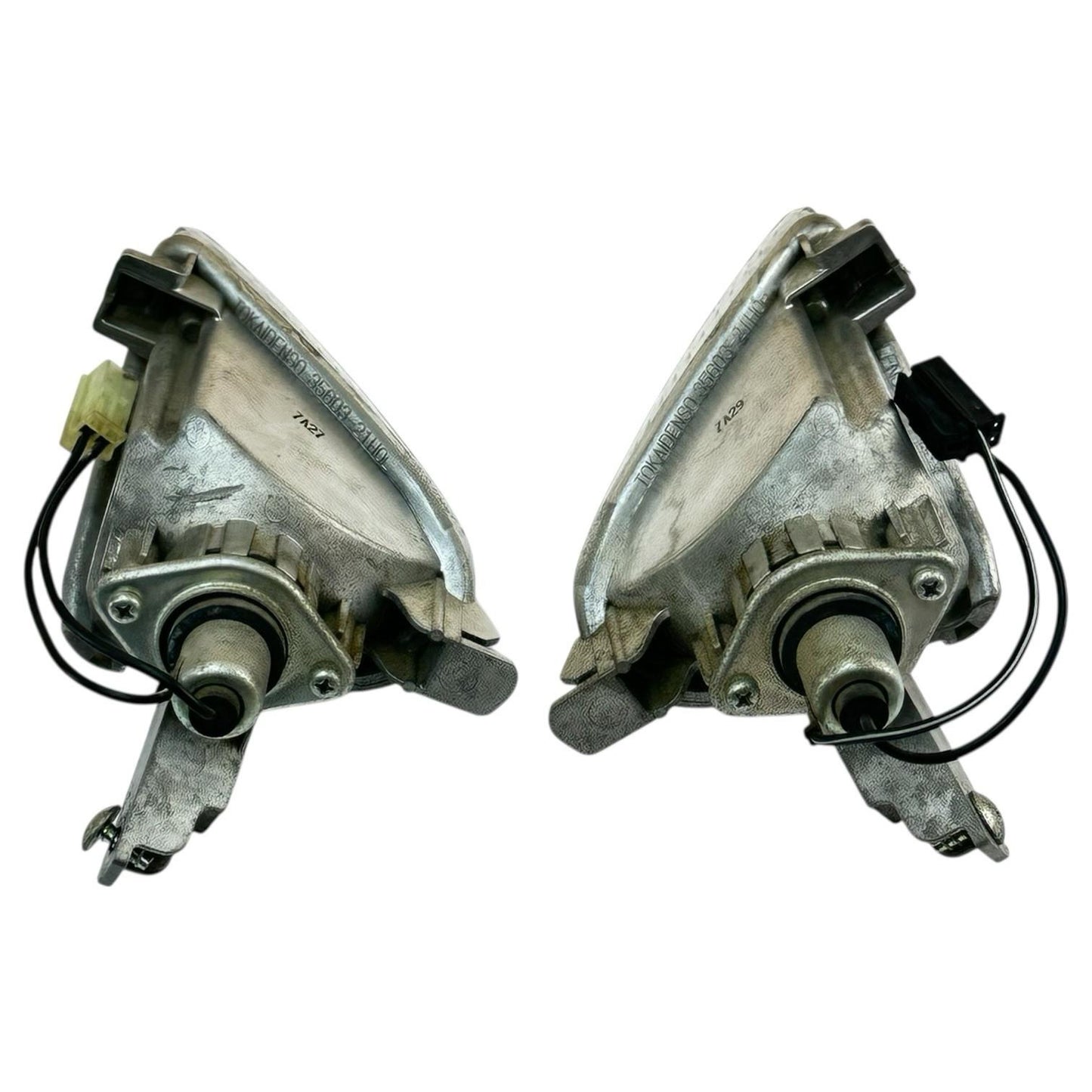 2007 2008 SUZUKI GSXR 1000 FRONT TURN SIGNALS BLINKERS INDICATORS SET STOCK OEM