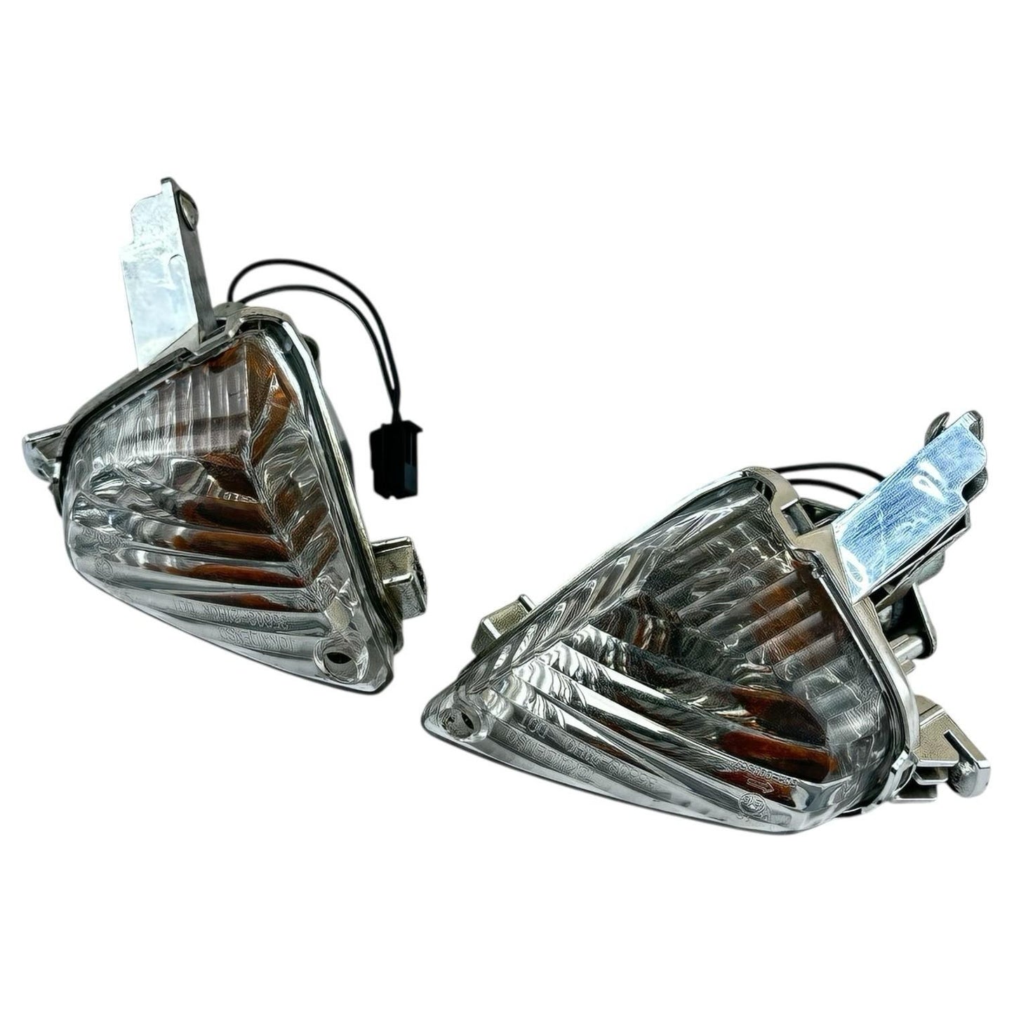 2007 2008 SUZUKI GSXR 1000 FRONT TURN SIGNALS BLINKERS INDICATORS SET STOCK OEM