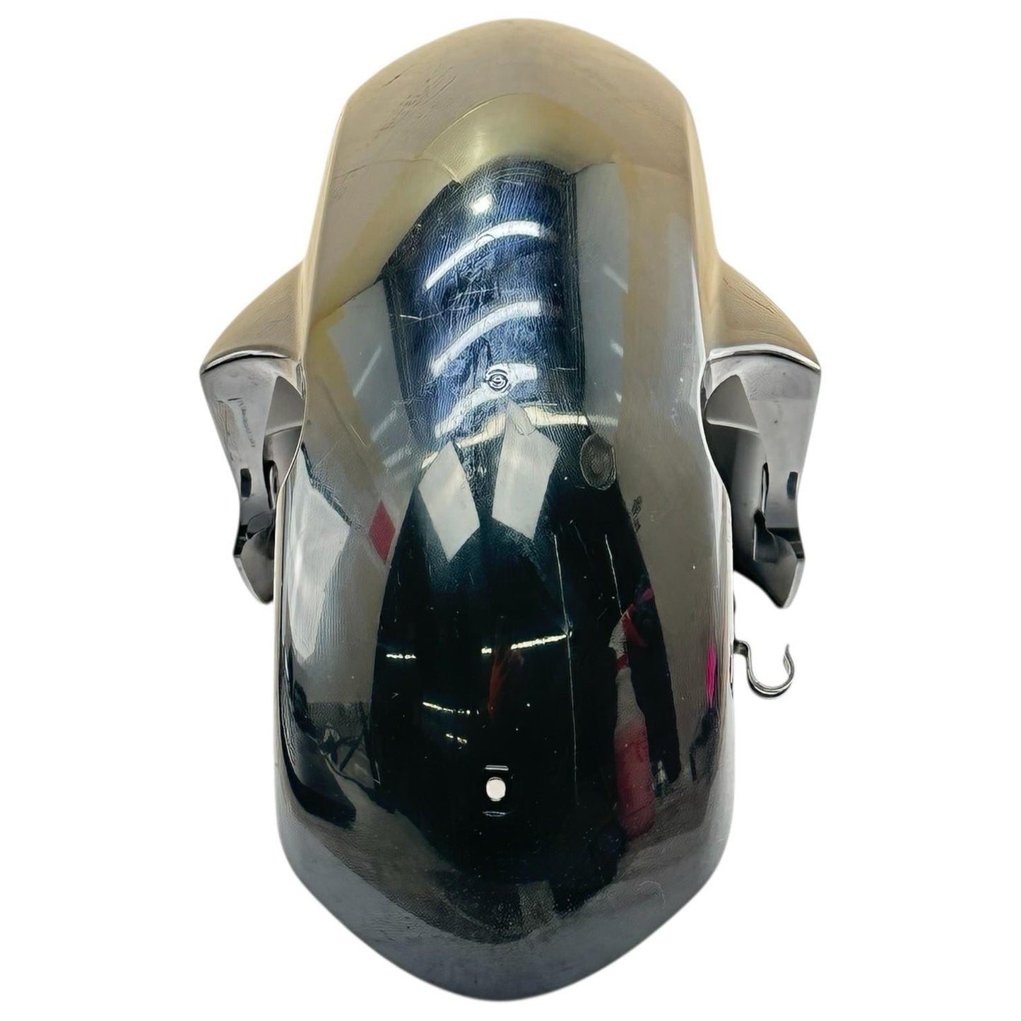 2007 2008 SUZUKI GSXR 1000 FRONT WHEEL FENDER COWL FAIRING BLACK STOCK OEM