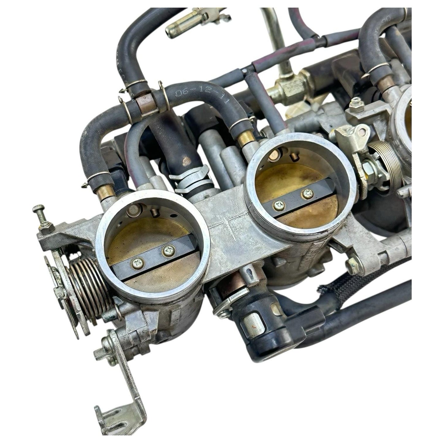 2007 2008 SUZUKI GSXR 1000 THROTTLE BODIES FUEL INJECTORS PETROL BODY STOCK OEM