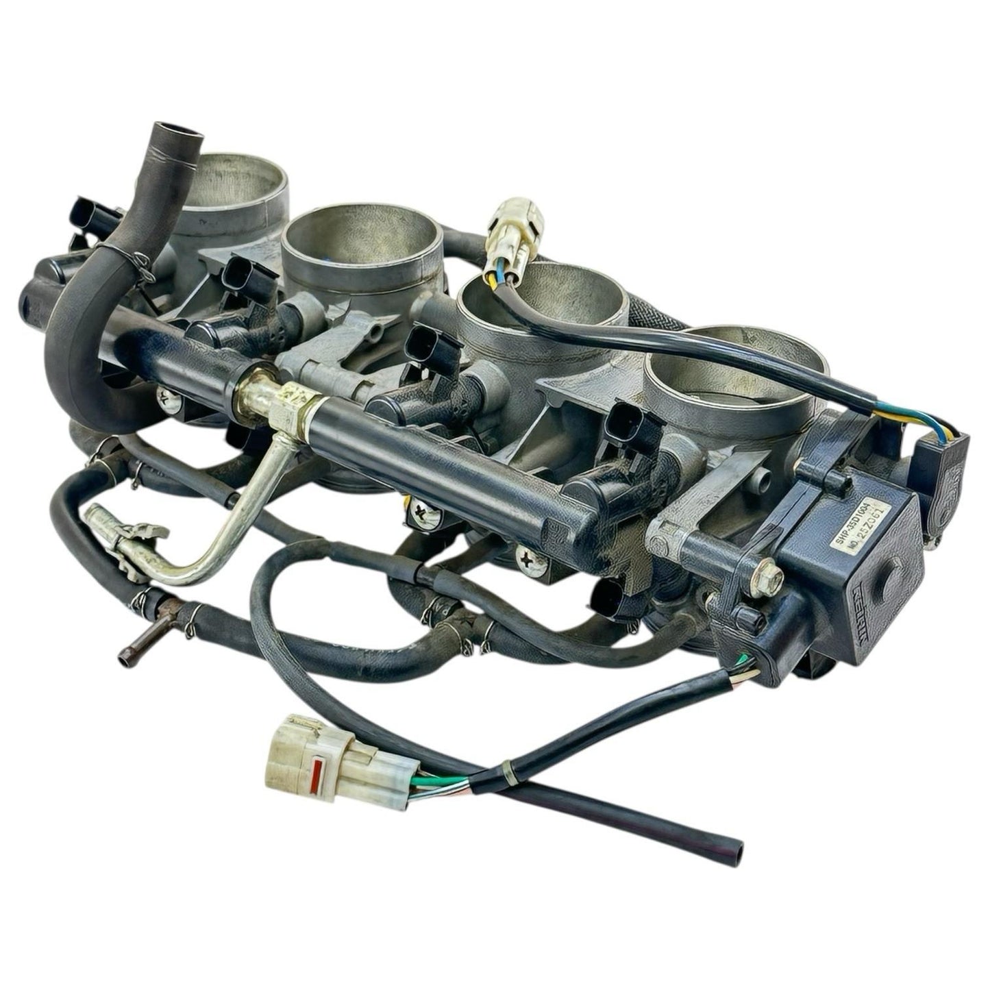 2007 2008 SUZUKI GSXR 1000 THROTTLE BODIES FUEL INJECTORS PETROL BODY STOCK OEM