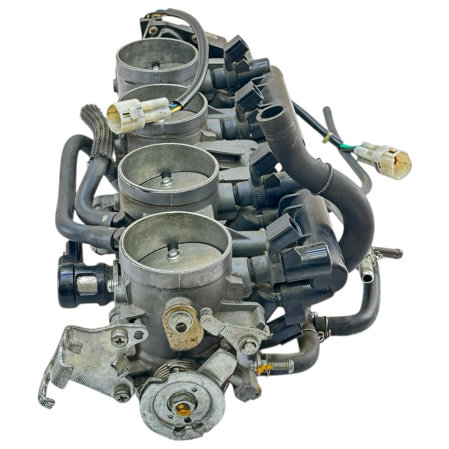 2007 2008 SUZUKI GSXR 1000 THROTTLE BODIES FUEL INJECTORS PETROL BODY STOCK OEM