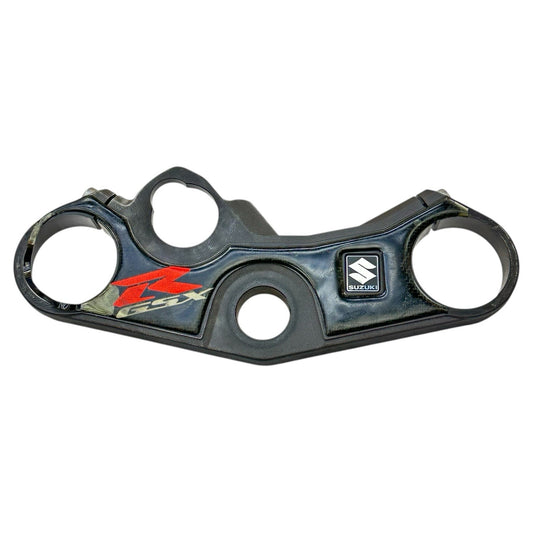 2007 - 2008 SUZUKI GSXR 1000 UPPER TRIPLE TREE CLAMP FRONT FORK STEM STOCK OEM