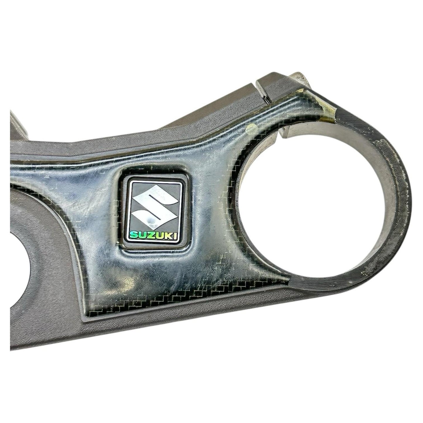 2007 - 2008 SUZUKI GSXR 1000 UPPER TRIPLE TREE CLAMP FRONT FORK STEM STOCK OEM