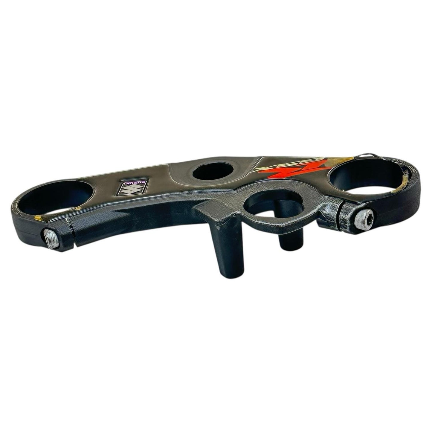 2007 - 2008 SUZUKI GSXR 1000 UPPER TRIPLE TREE CLAMP FRONT FORK STEM STOCK OEM