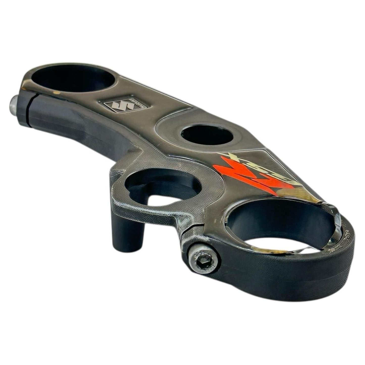 2007 - 2008 SUZUKI GSXR 1000 UPPER TRIPLE TREE CLAMP FRONT FORK STEM STOCK OEM