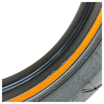 2007 2008 SUZUKI GSXR 1000 FRONT WHEEL RIM TIRE RUBBER BLACK ORANGE STOCK OEM