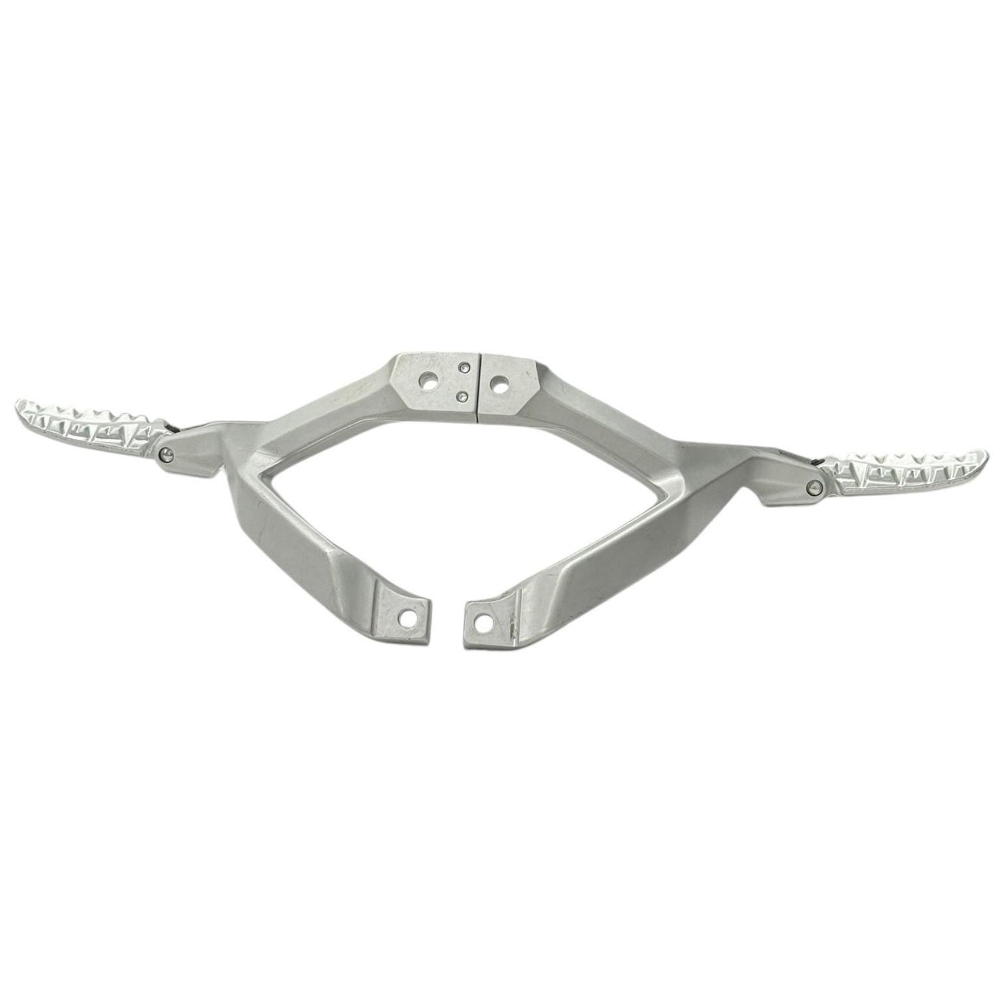 2012 - 2015 DUCATI PANIGALE 1299 PASSENGER FOOT PEGS RIGHT LEFT SILVER STRAIGHT