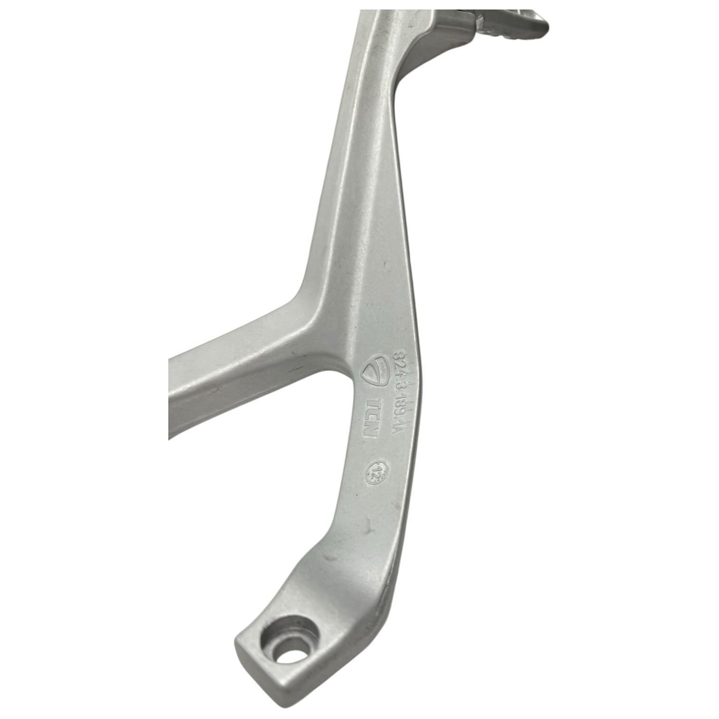 2012 - 2015 DUCATI PANIGALE 1299 PASSENGER FOOT PEGS RIGHT LEFT SILVER STRAIGHT