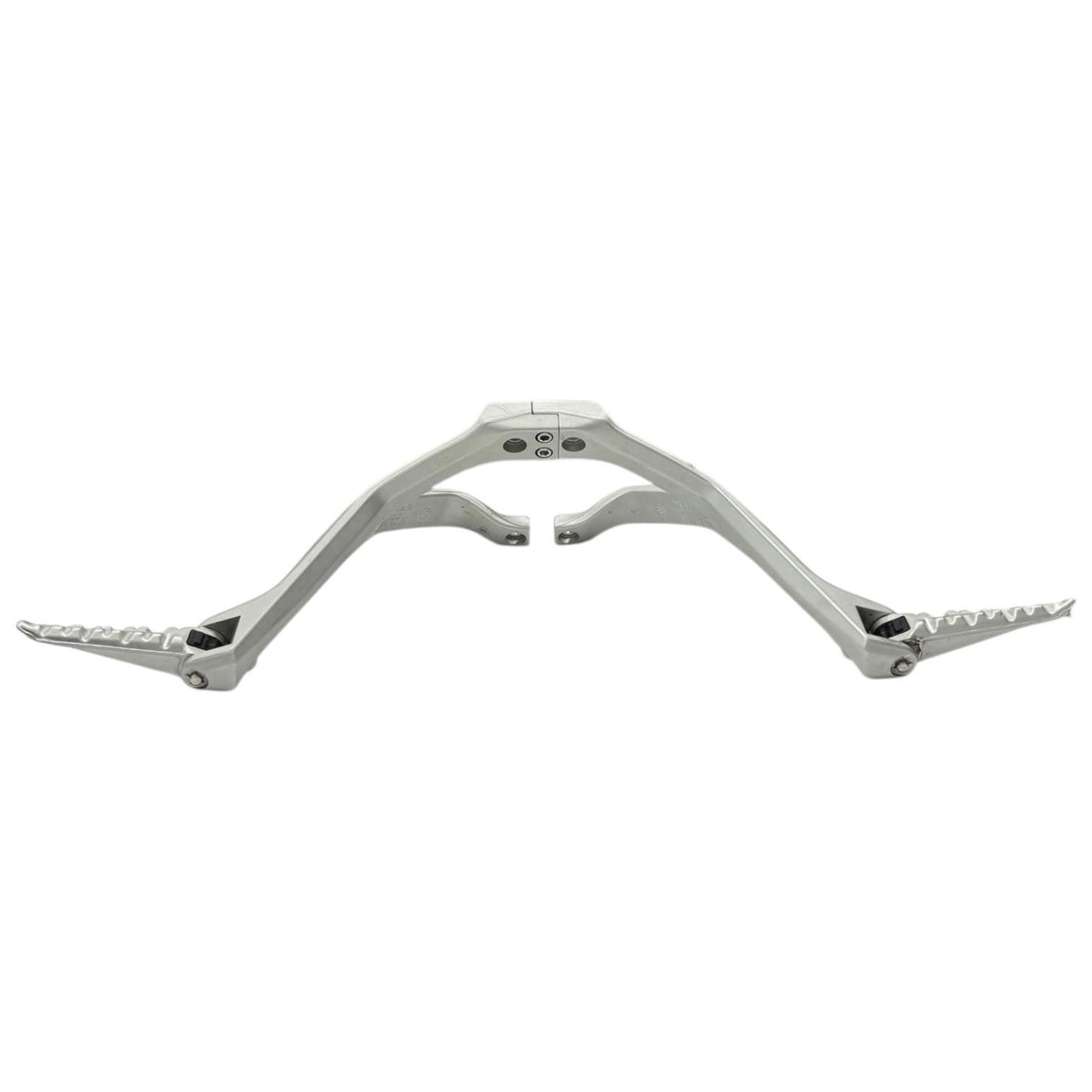 2012 - 2015 DUCATI PANIGALE 1299 PASSENGER FOOT PEGS RIGHT LEFT SILVER STRAIGHT