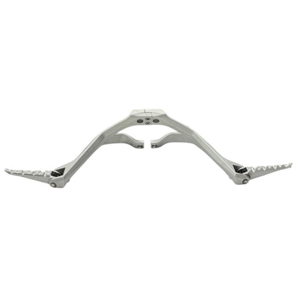2012 - 2015 DUCATI PANIGALE 1299 PASSENGER FOOT PEGS RIGHT LEFT SILVER STRAIGHT