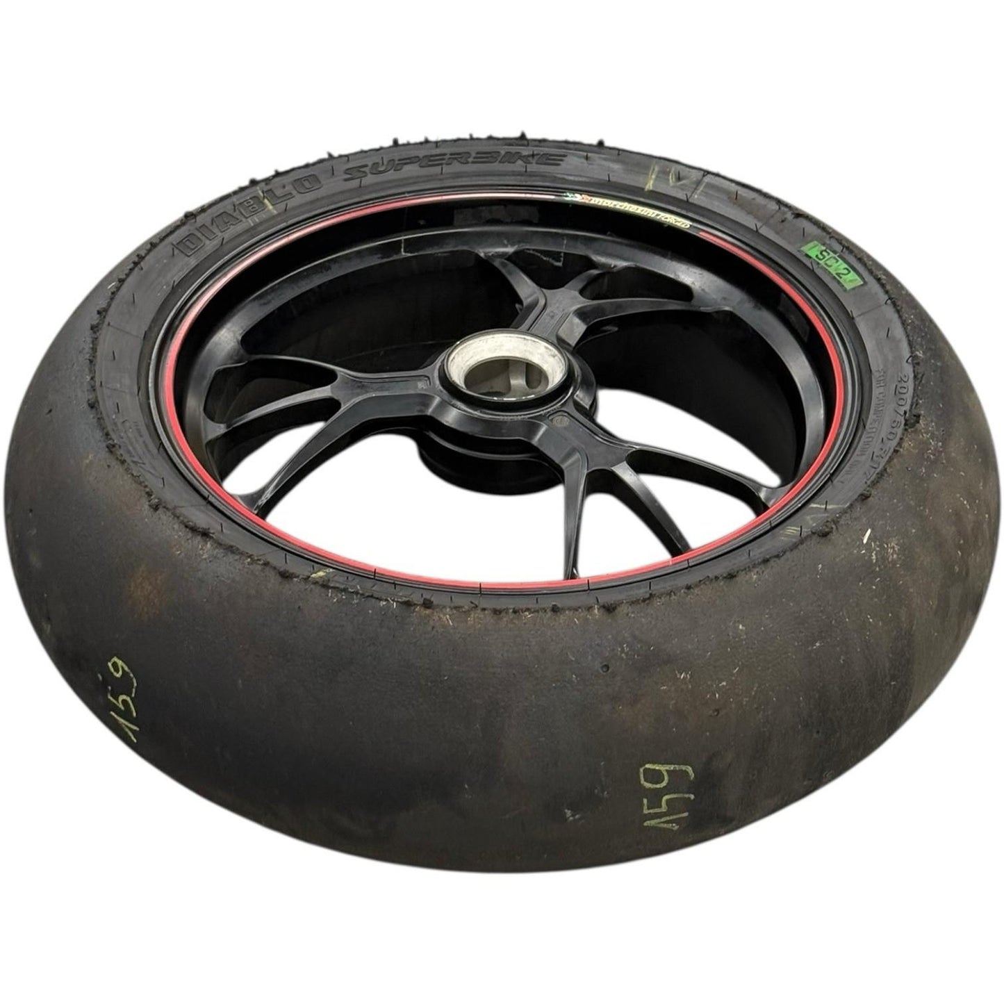 2012 - 2015 DUCATIPANIGALE 1199S REAR WHEEL MARCHESINI FORGED TRACK TIRE