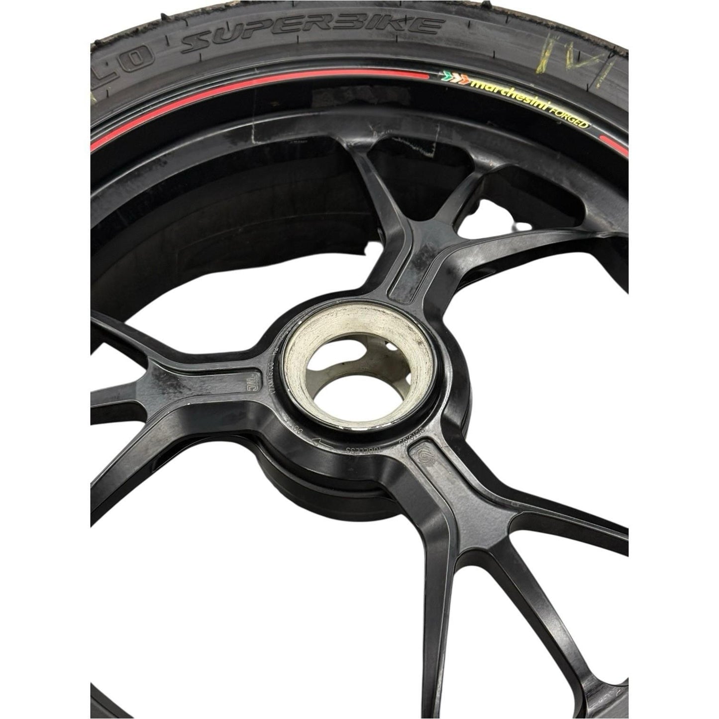 2012 - 2015 DUCATIPANIGALE 1199S REAR WHEEL MARCHESINI FORGED TRACK TIRE