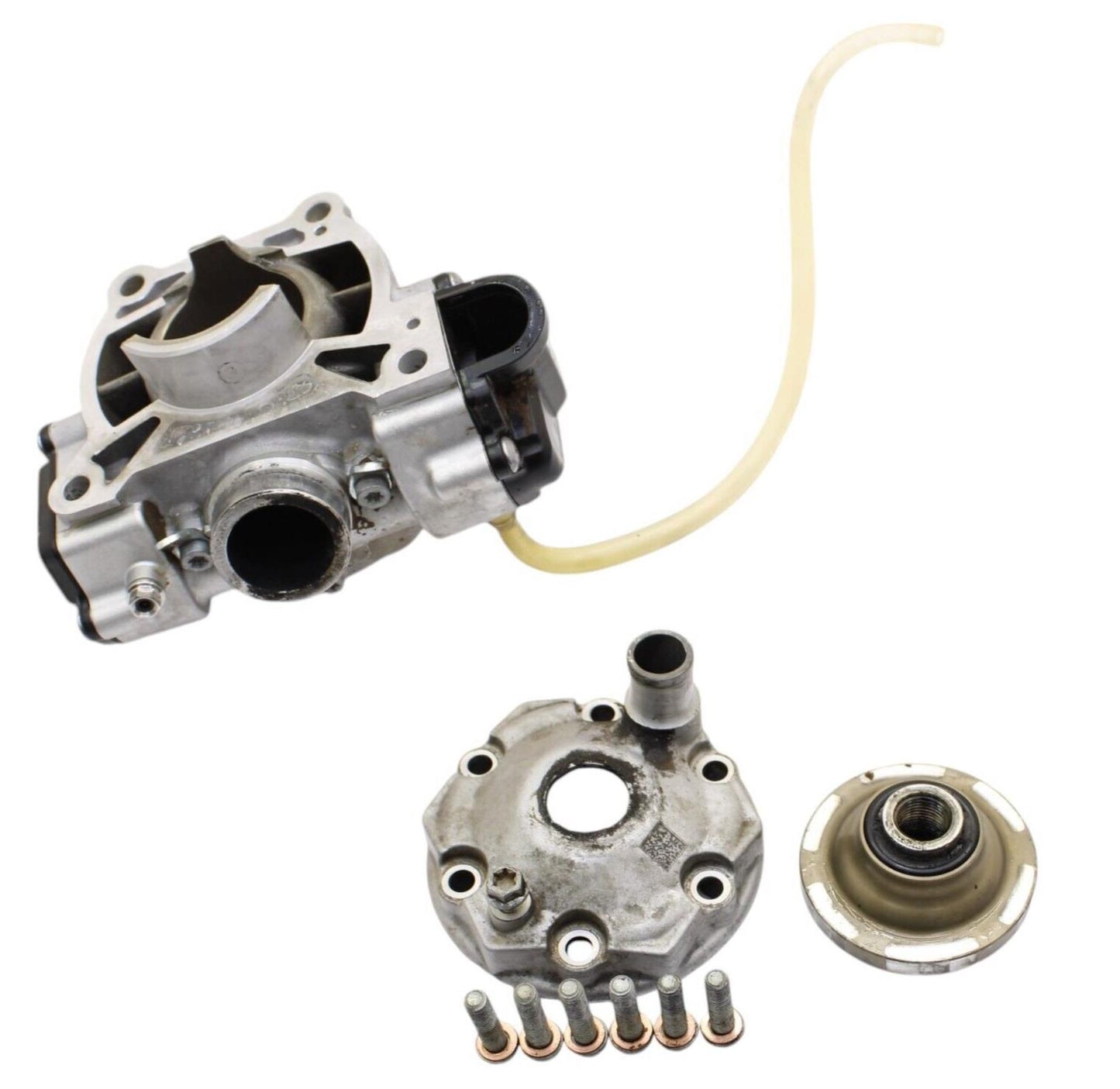 KTM 85 SX CYLINDER HEAD Engine Top End Barrel Jug Head Dome Exhaust Power Valves