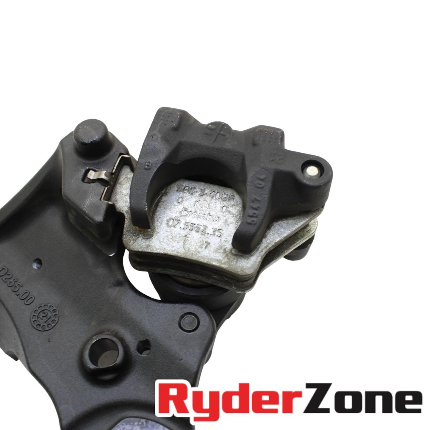 2020 - 2023 BMW S1000RR REAR BRAKE CALIPER W/ MOUNT BACK BRACKET BREMBO BLACK