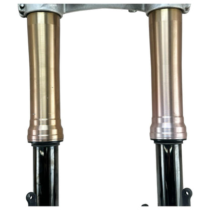 2007 2008 SUZUKI GSXR 1000 FORKS TRIPLE TREE FRONT SUSPENSION TUBES SET STOCK