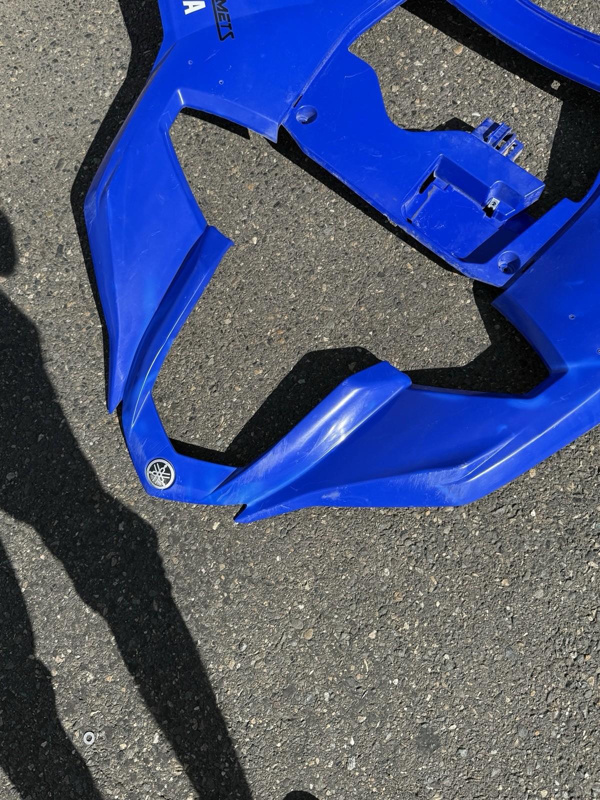 2016 - 2021 Yamaha YXZ1000R Front Fairing Cover Panel BLUE PLASTIC 2HC-F1511