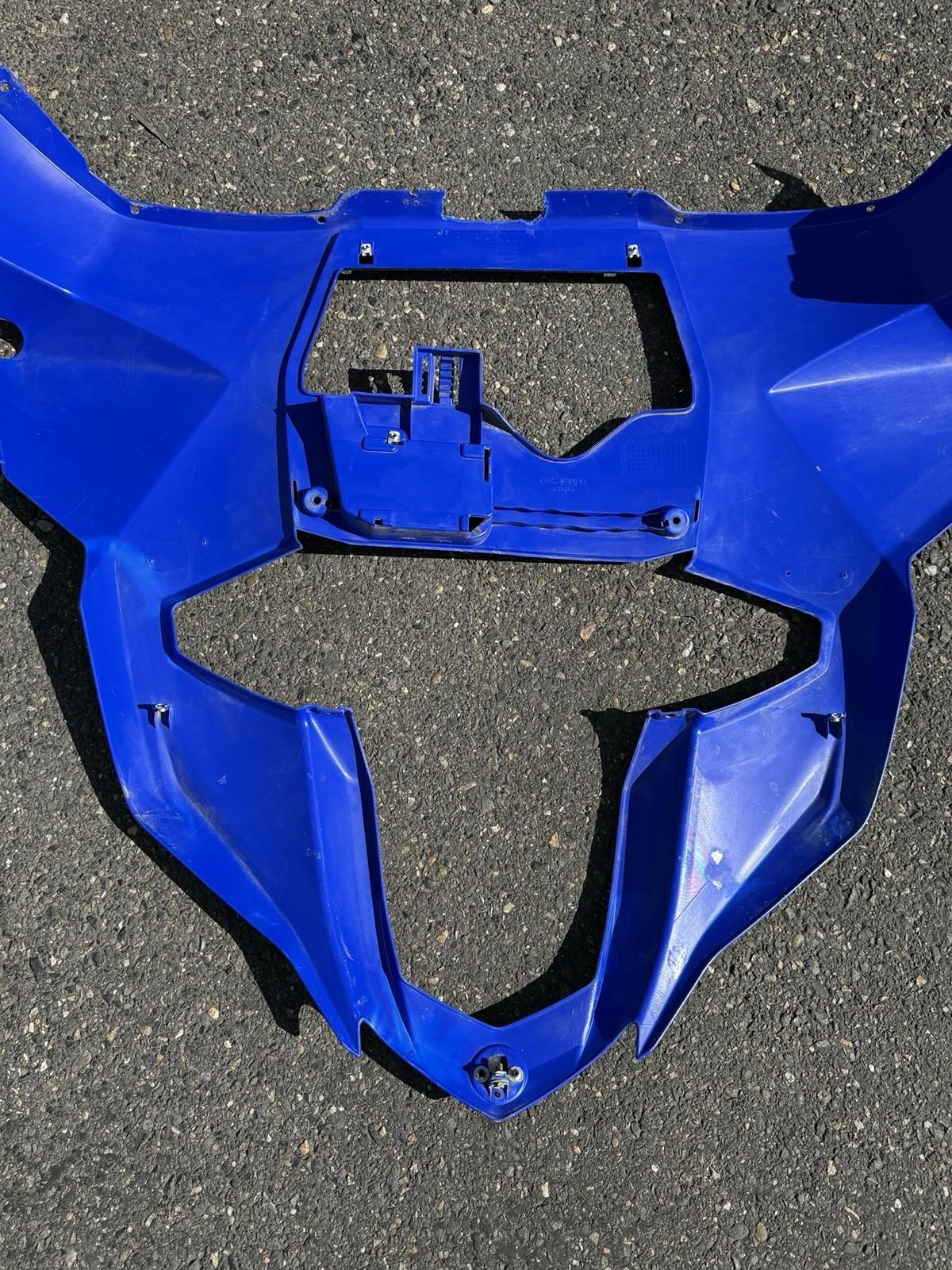 2016 - 2021 Yamaha YXZ1000R Front Fairing Cover Panel BLUE PLASTIC 2HC-F1511