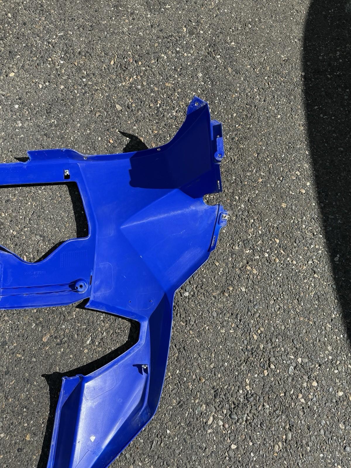 2016 - 2021 Yamaha YXZ1000R Front Fairing Cover Panel BLUE PLASTIC 2HC-F1511