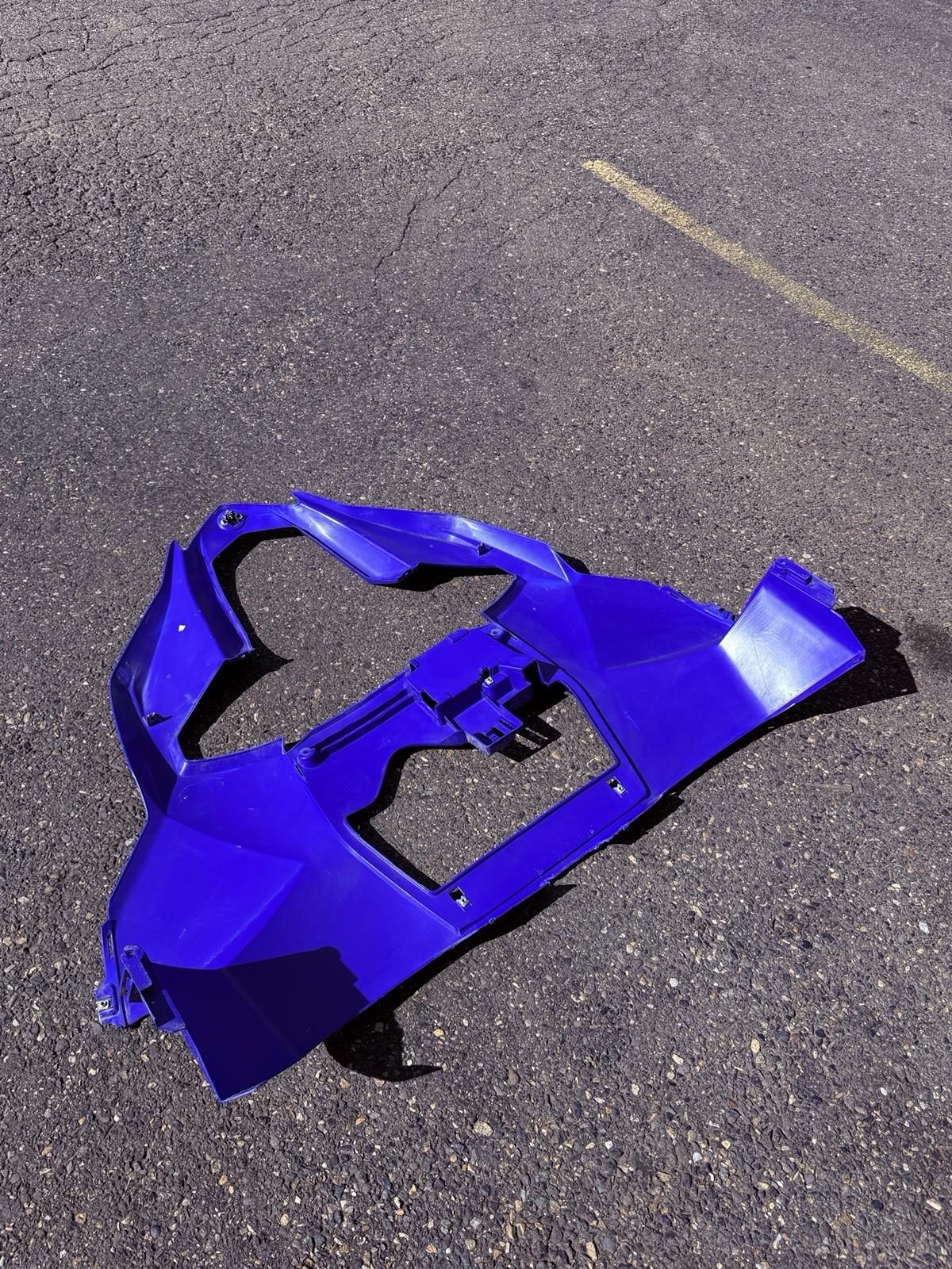 2016 - 2021 Yamaha YXZ1000R Front Fairing Cover Panel BLUE PLASTIC 2HC-F1511
