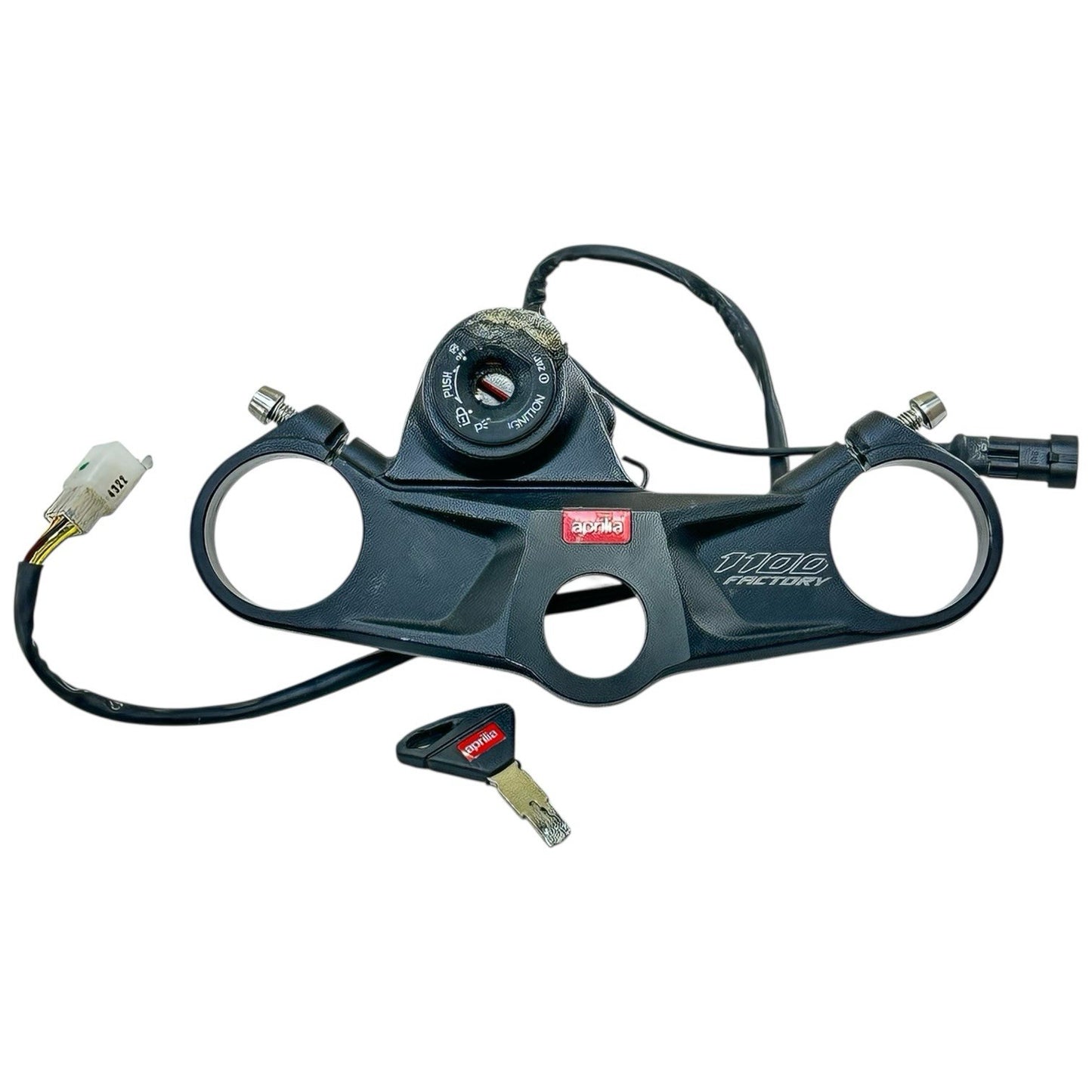 2021 - 2024 APRILIA RSV4 IGNITION SWITCH FORK CLAMP UPPER TRIPLE TREE *SCUFFED*