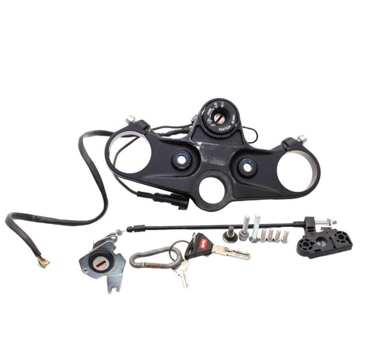 2017 - 2020 APRILIA TUONO V4 IGNITION SET LOCK KIT KEY GAS CAP TRIPLE TREE CLAMP