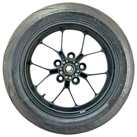 2021 - 2024 APRILIA RSV4 REAR WHEEL RIM BACK TIRE HUB BLACK FORGED STOCK OEM