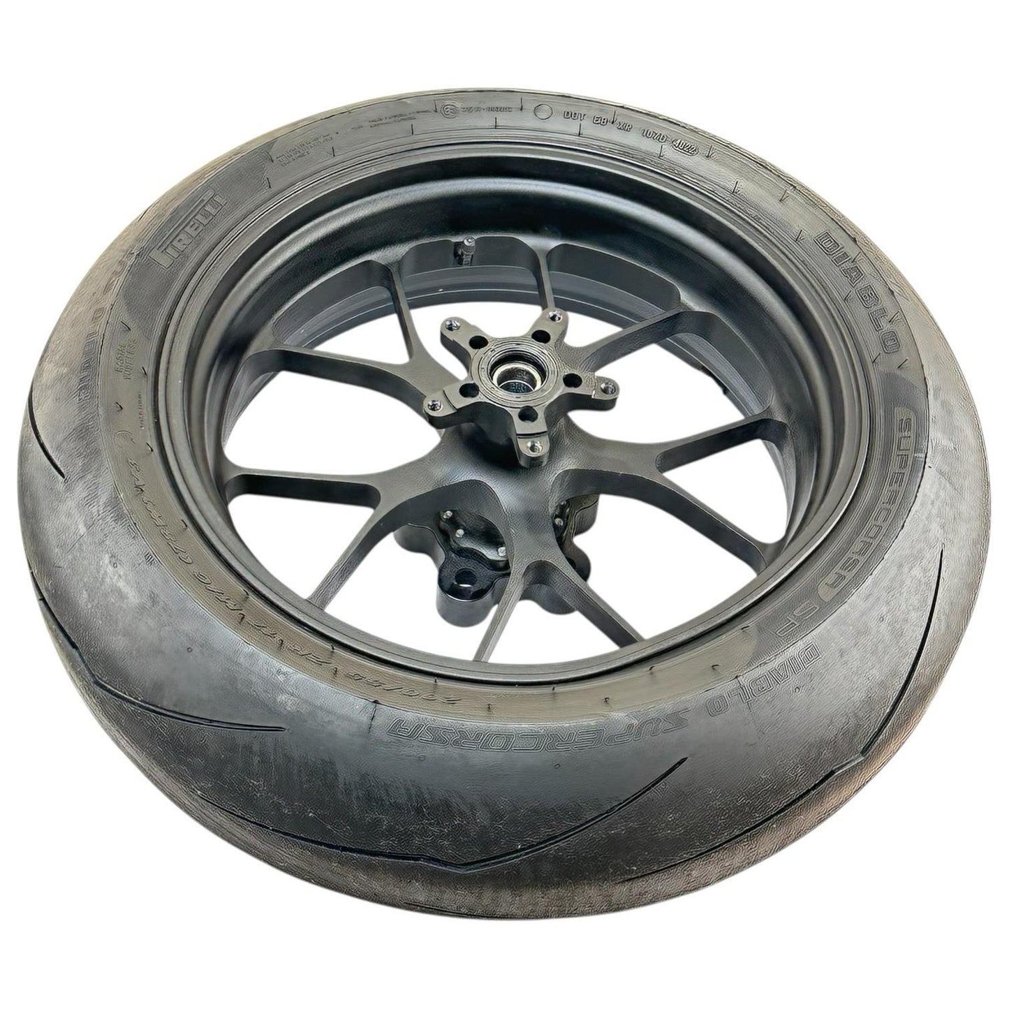 2021 - 2024 APRILIA RSV4 REAR WHEEL RIM BACK TIRE HUB BLACK FORGED STOCK OEM