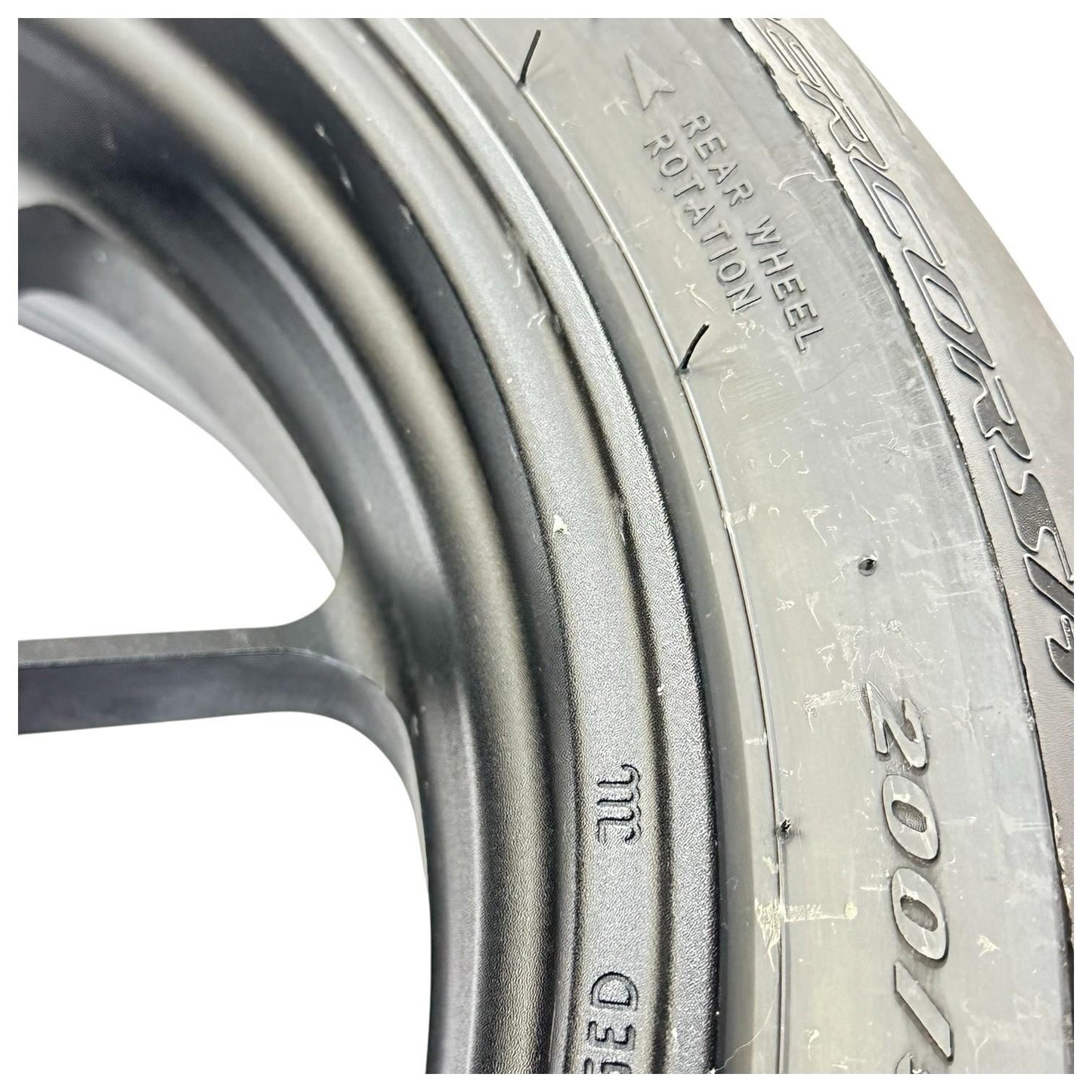 2021 - 2024 APRILIA RSV4 REAR WHEEL RIM BACK TIRE HUB BLACK FORGED STOCK OEM