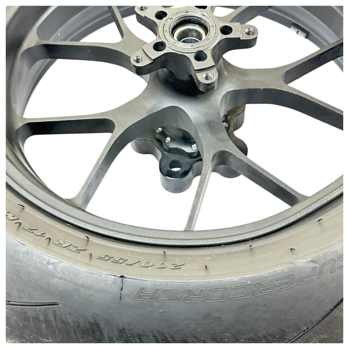 2021 - 2024 APRILIA RSV4 REAR WHEEL RIM BACK TIRE HUB BLACK FORGED STOCK OEM