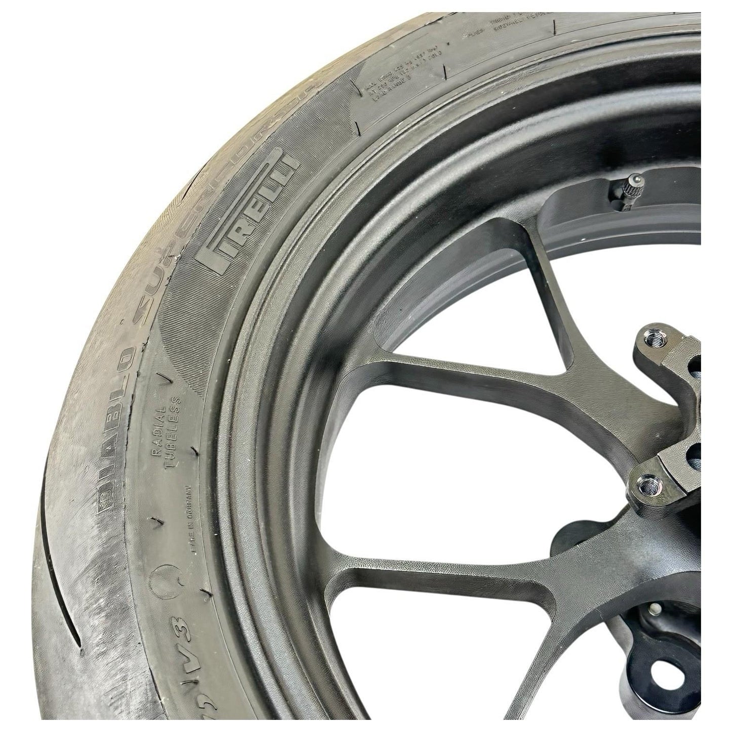 2021 - 2024 APRILIA RSV4 REAR WHEEL RIM BACK TIRE HUB BLACK FORGED STOCK OEM