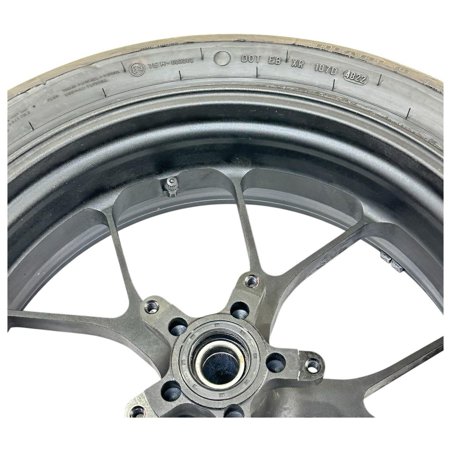 2021 - 2024 APRILIA RSV4 REAR WHEEL RIM BACK TIRE HUB BLACK FORGED STOCK OEM