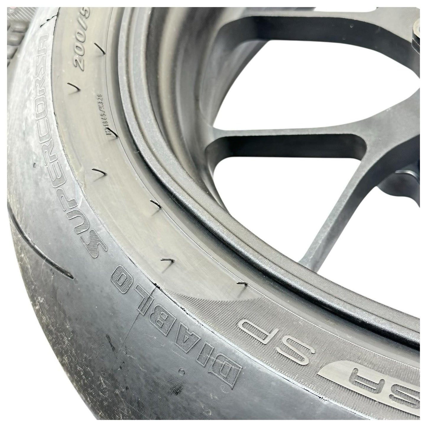 2021 - 2024 APRILIA RSV4 REAR WHEEL RIM BACK TIRE HUB BLACK FORGED STOCK OEM