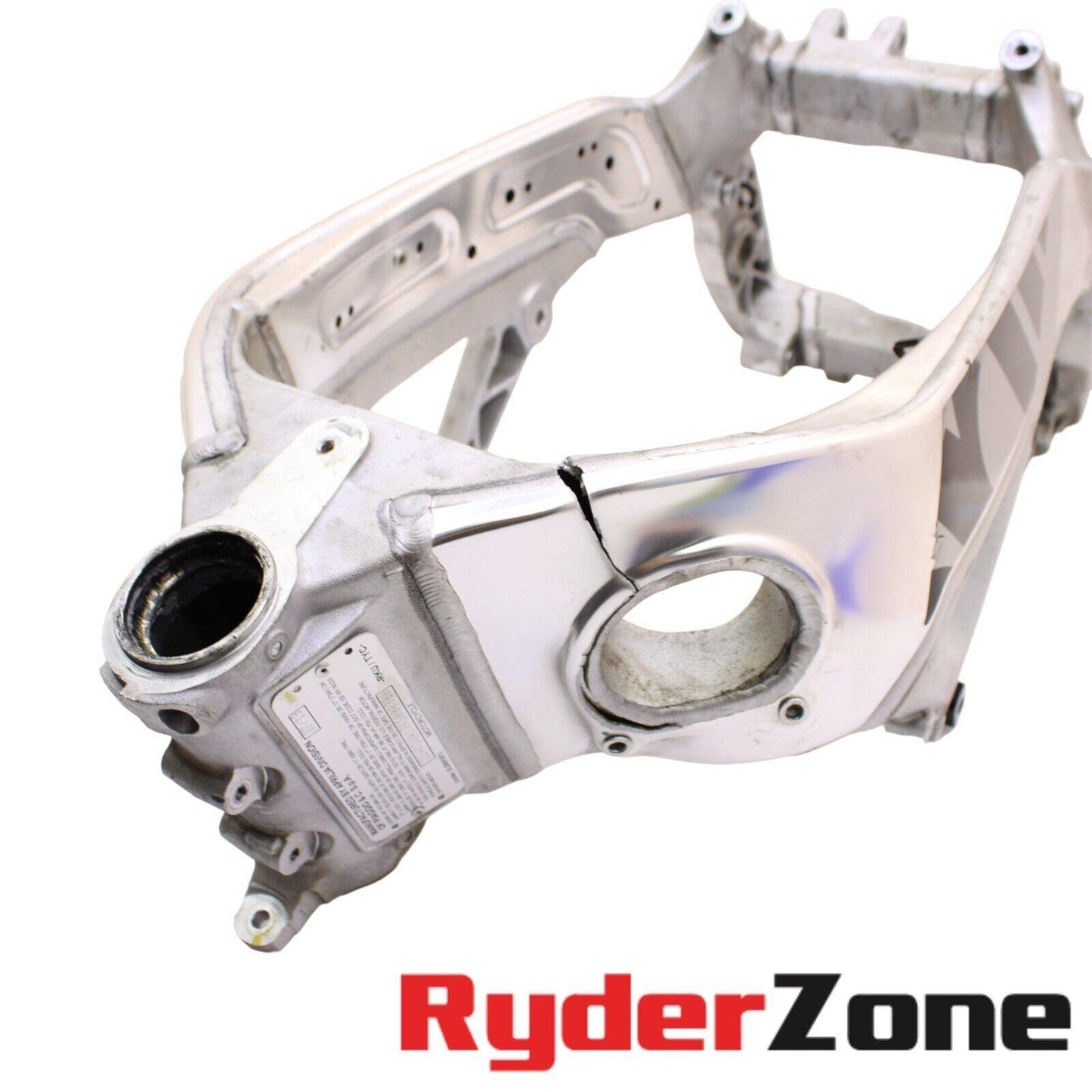 2017 - 2020 APRILIA TUONO V4 FRAME CHASSIS MAIN STOCK SILVER *DAMAGED*