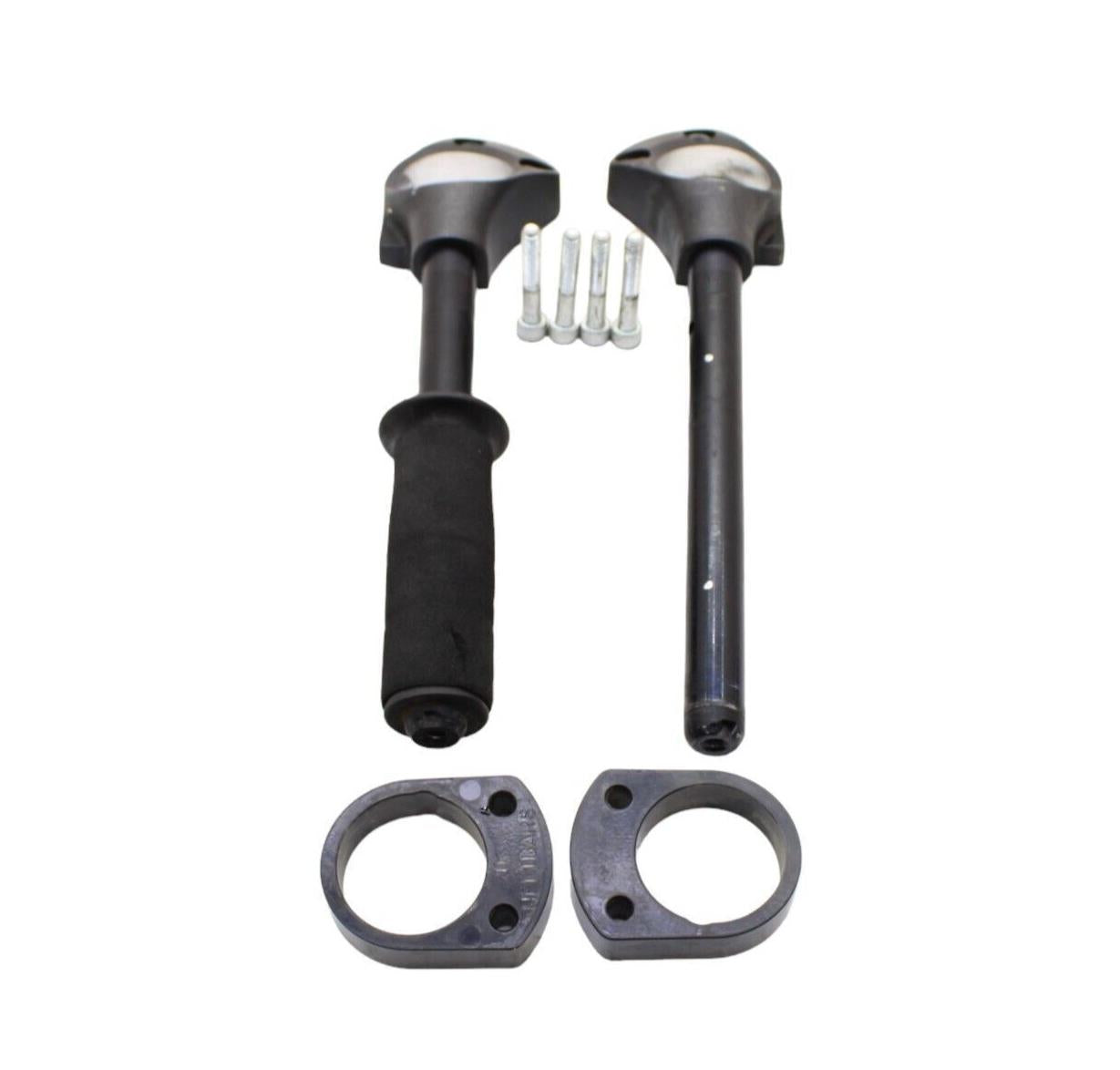 2006 - 2011 KAWASAKI NINJA ZX14 HANDLEBAR SET CLIP ON BLACK STRAIGHT