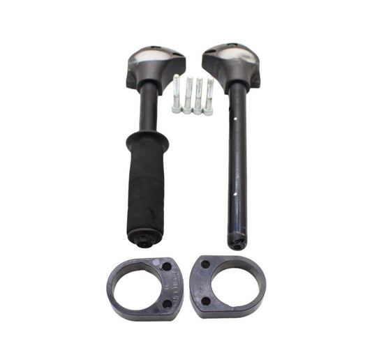 2006 - 2011 KAWASAKI NINJA ZX14 HANDLEBAR SET CLIP ON BLACK STRAIGHT