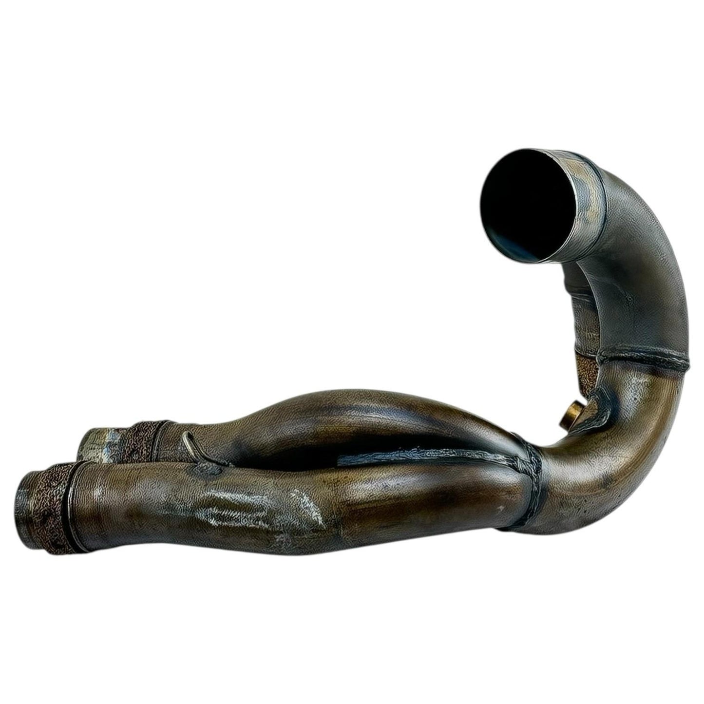 2021 - 2024 APRILIA RSV4 EXHAUST HEADER PIPES MANIFOLD MID STOCK OEM *DENT*