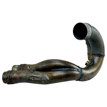2021 - 2024 APRILIA RSV4 EXHAUST HEADER PIPES MANIFOLD MID STOCK OEM *DENT*