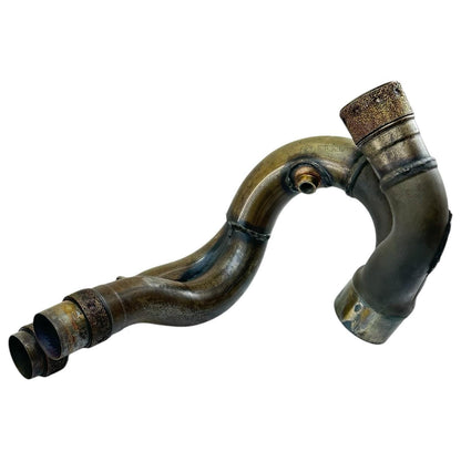2021 - 2024 APRILIA RSV4 EXHAUST HEADER PIPES MANIFOLD MID STOCK OEM *DENT*