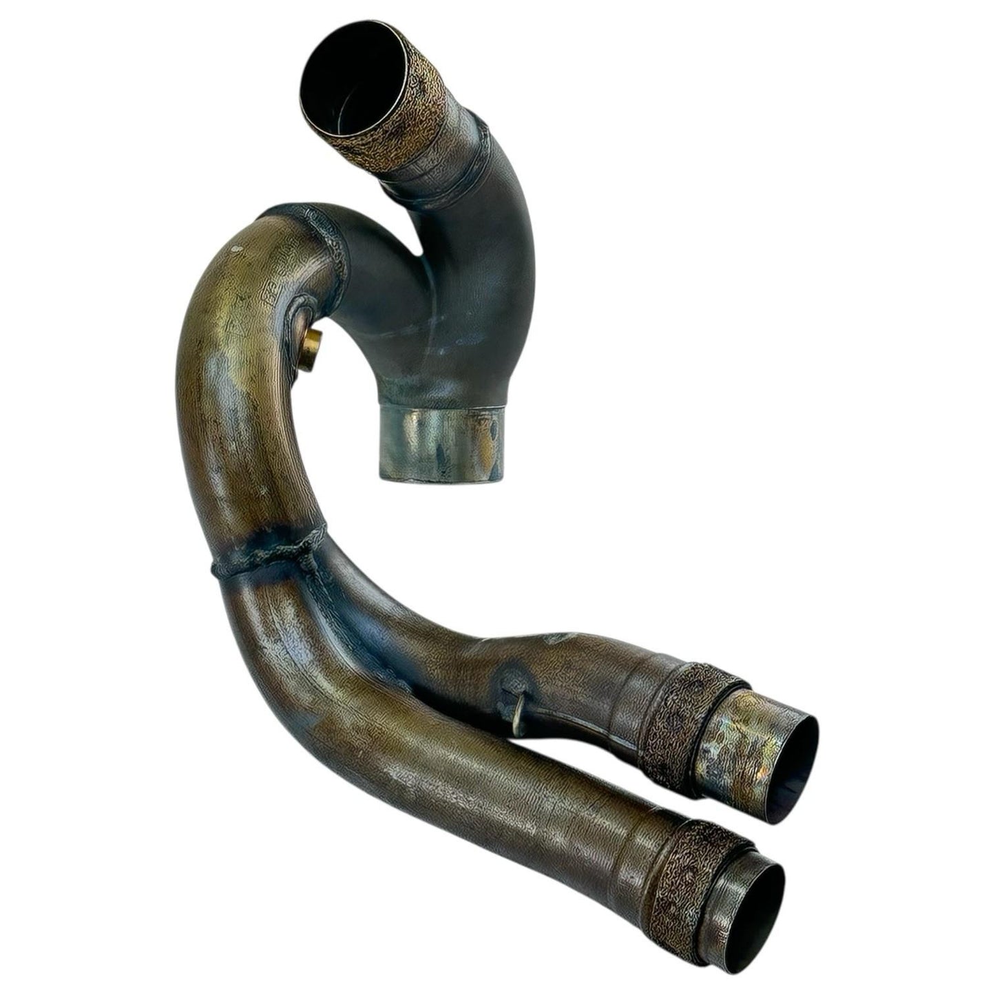 2021 - 2024 APRILIA RSV4 EXHAUST HEADER PIPES MANIFOLD MID STOCK OEM *DENT*