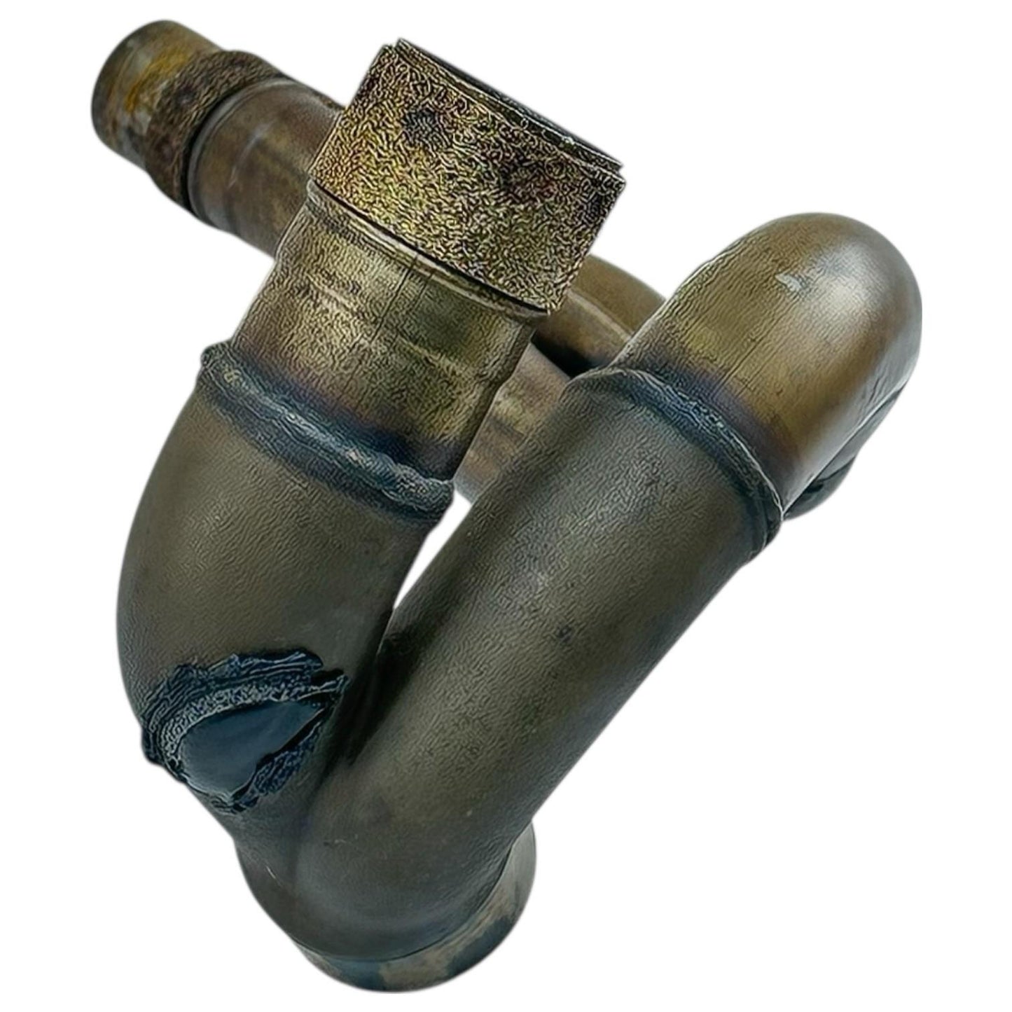 2021 - 2024 APRILIA RSV4 EXHAUST HEADER PIPES MANIFOLD MID STOCK OEM *DENT*