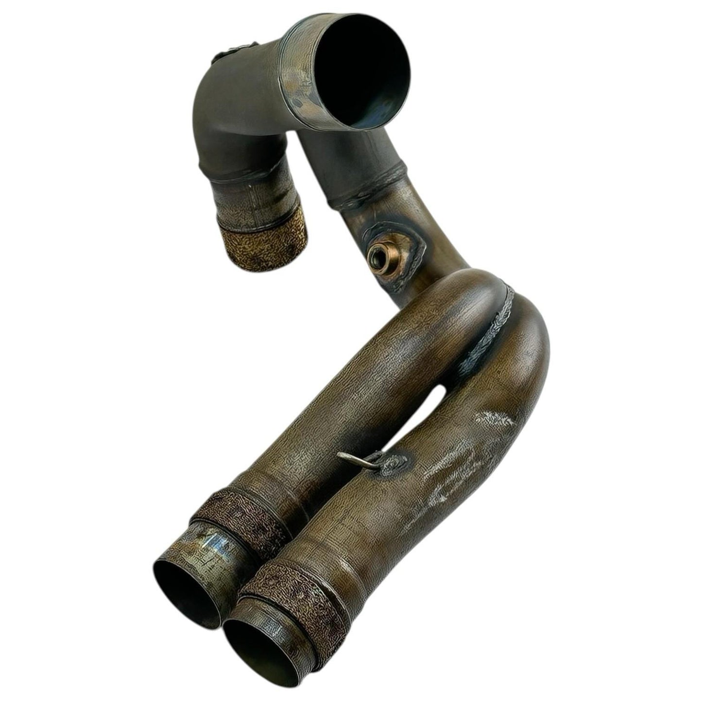 2021 - 2024 APRILIA RSV4 EXHAUST HEADER PIPES MANIFOLD MID STOCK OEM *DENT*