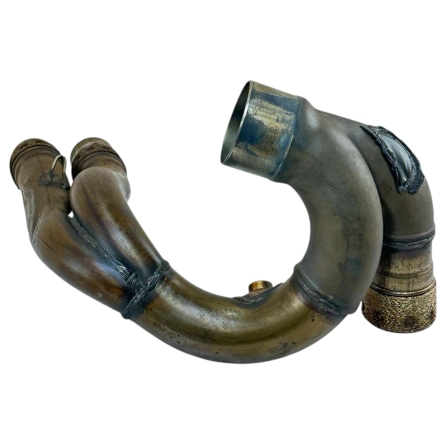 2021 - 2024 APRILIA RSV4 EXHAUST HEADER PIPES MANIFOLD MID STOCK OEM *DENT*