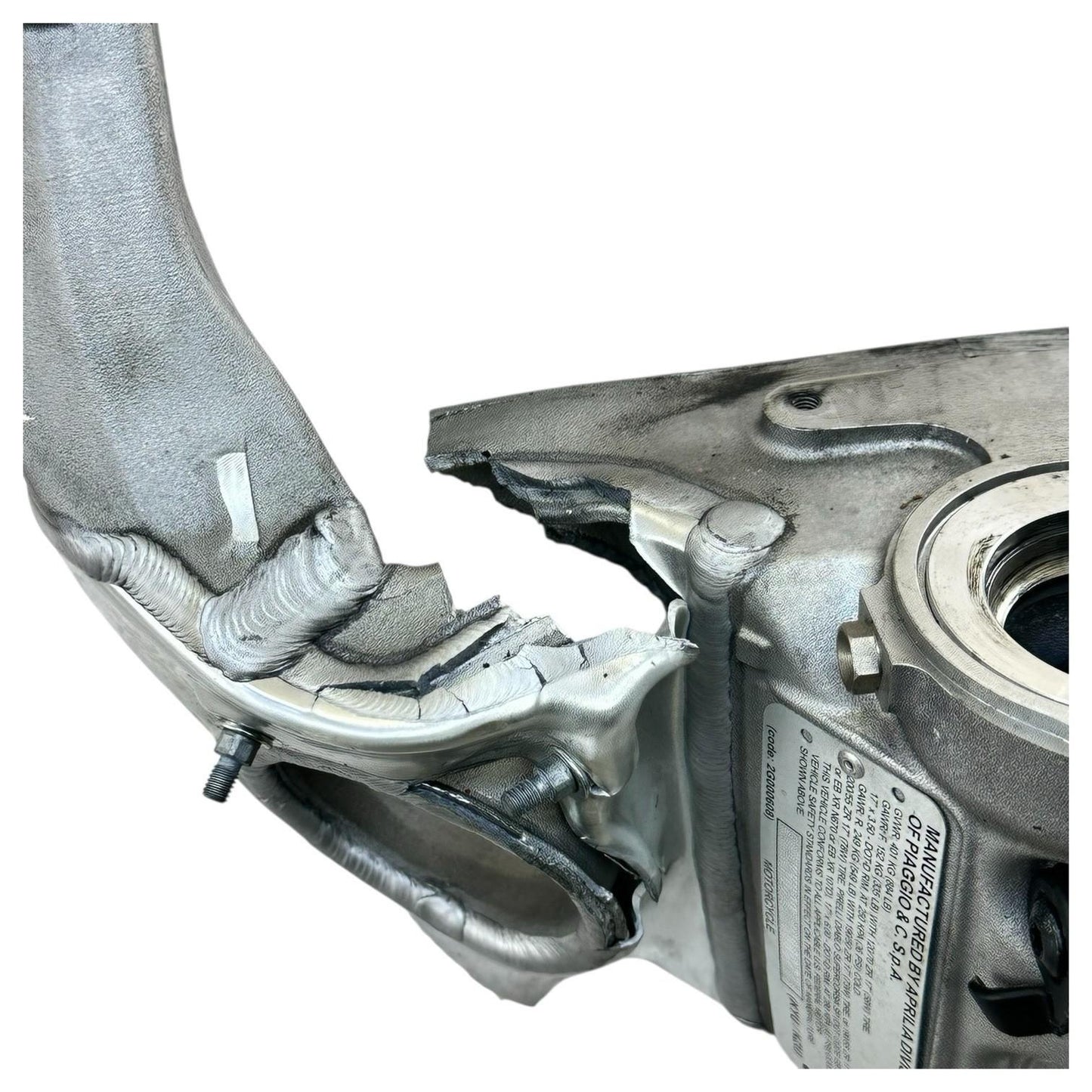 2021 - 2024 APRILIA RSV4 MAIN FRAME BODY CHASSIS STOCK OEM *CRACKED*